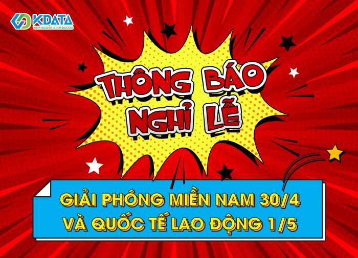 Thông báo nghỉ lễ 30/4 và 1/5